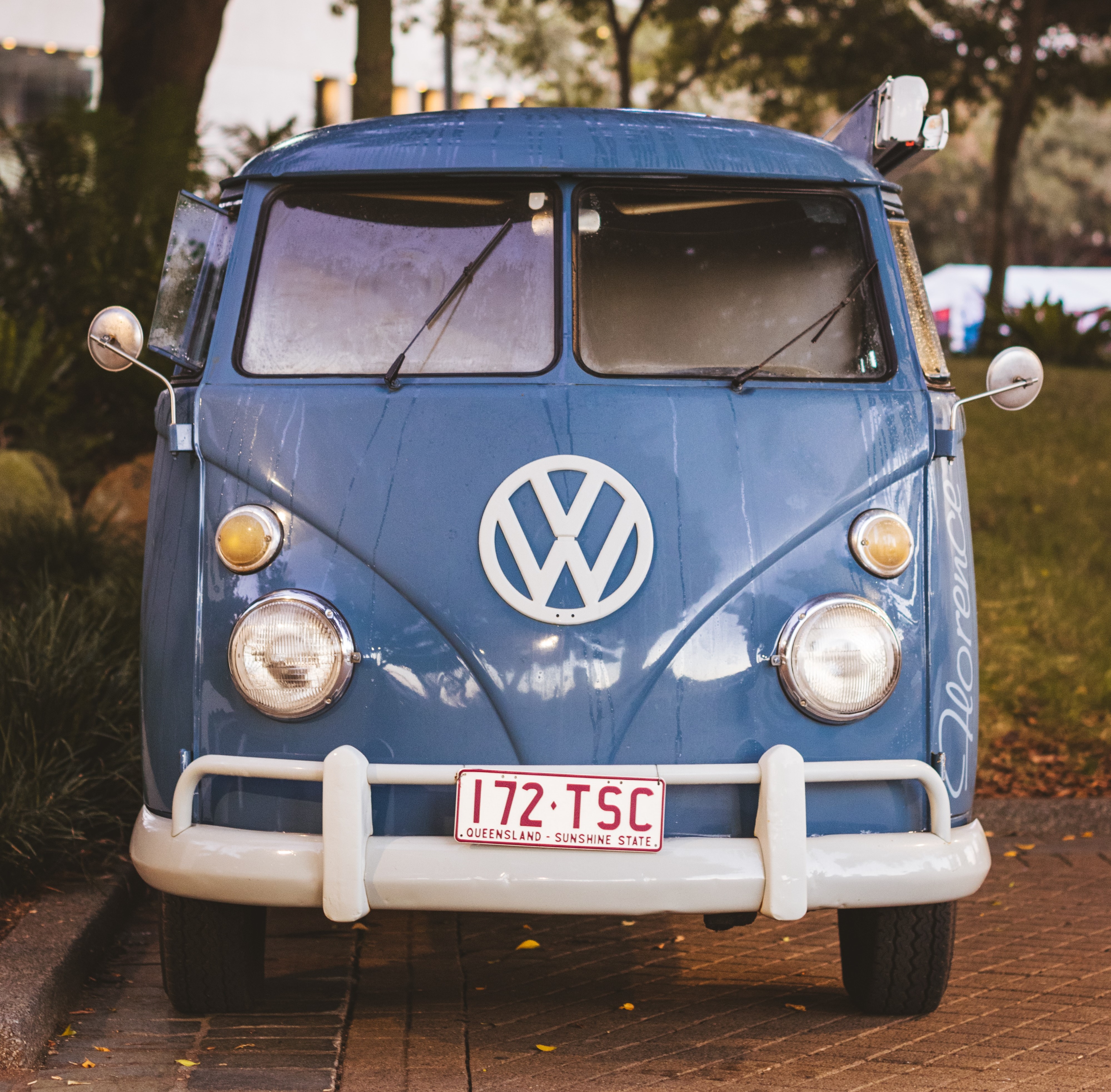 Photo of a VW bus by Oskars Sylwan on Unsplash.